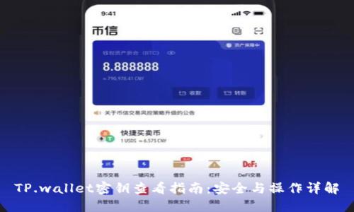 TP.wallet密钥查看指南：安全与操作详解