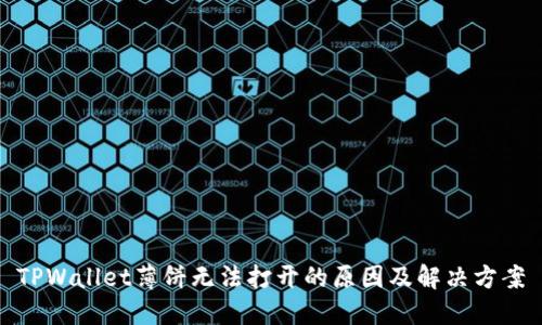 TPWallet薄饼无法打开的原因及解决方案