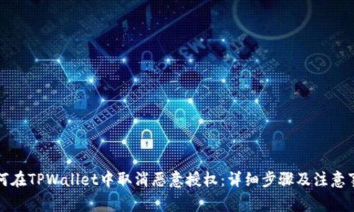 如何在TPWallet中取消恶意授权:详细步骤及注意事项